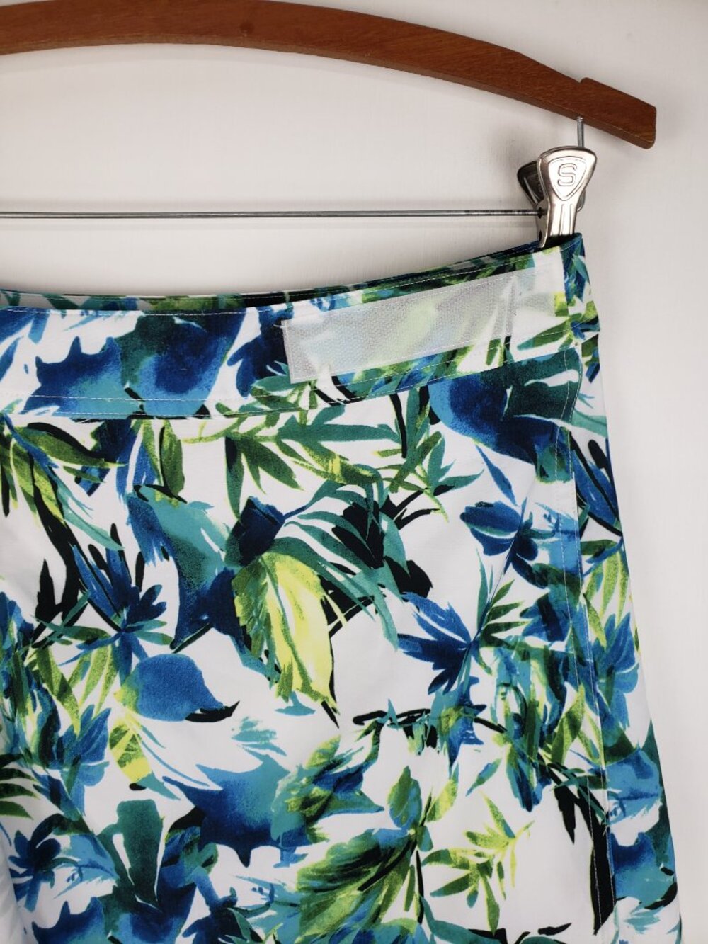 RipSkirt Hawaii Wrap Skirt Lightweight Green Blue Tropical Quick Dry Womens XS - Picture 6 of 9